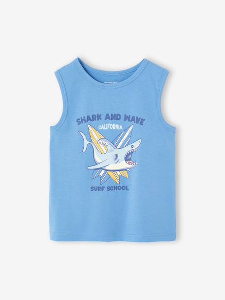 Pack of 2 Tank Tops for Boys set blue+set white 