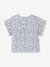 Fancy T-Shirt for Baby Girls ecru+navy blue 