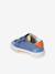 Synthetic trainers with touch 'n' close fastening for babies printed beige+set blue 