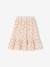 Printed Midi Skirt for Girls ecru 