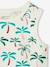 Tropical Print Tank Top for Boys printed white 