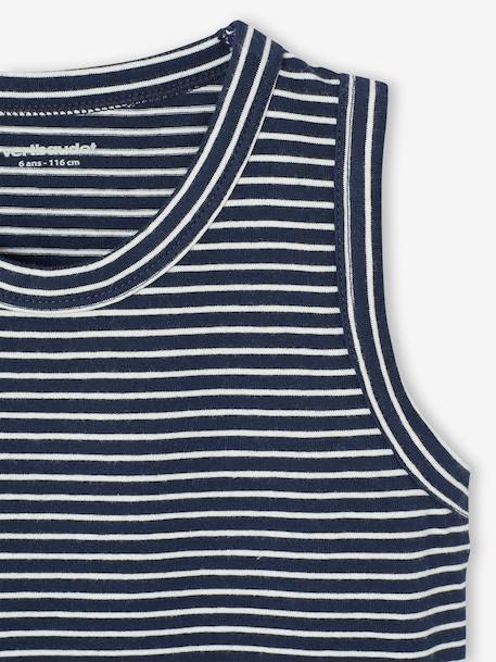Pack of 3 boy's tank tops navy blue 