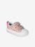 Striped Trainers with Hook-&-Loop Straps printed pink+striped blue 