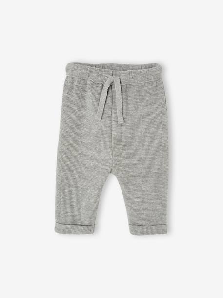Honeycomb newborn trouser marl grey 