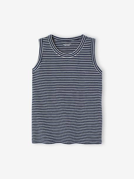 Pack of 3 boy's tank tops navy blue 