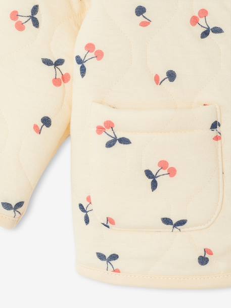 Quilted Cardigan for Girls vanilla 