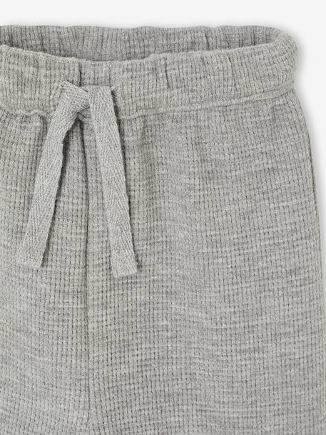 Honeycomb newborn trouser marl grey 
