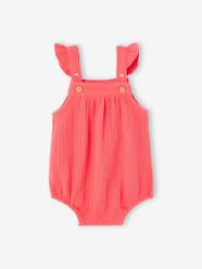 Baby-Baby girl's sleepsuit in cotton gauze