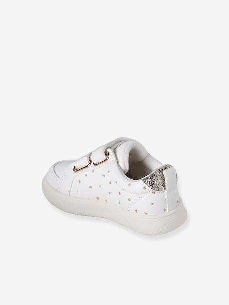 Trainers with touch 'n' close fastening for babies printed white 