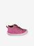 Soft leather lace-up ankle boots for baby's first steps brown+dark brown+fuchsia+golden yellow+rose 