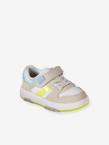 Elasticated Synthetic Trainers for Babies set beige 