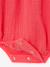 Baby girl's sleepsuit in cotton gauze raspberry pink 