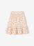 Printed Midi Skirt for Girls ecru 