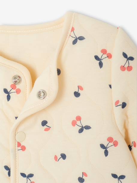Quilted Cardigan for Girls vanilla 
