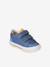 Synthetic trainers with touch 'n' close fastening for babies printed beige+set blue 