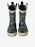 Wellies for Children, Designed for Autonomy printed green+set blue 