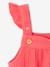Baby girl's sleepsuit in cotton gauze raspberry pink 