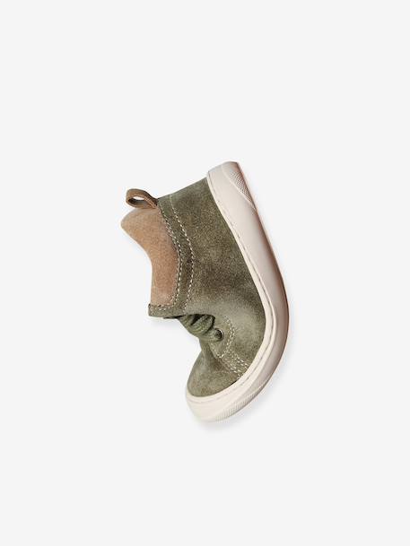 Soft Leather Lace-Up Boots, Designed for First Steps blue+camel+khaki+navy blue+set blue 