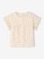Fancy T-Shirt for Baby Girls ecru+navy blue 