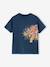T-Shirt With Fun Motif for Boys aqua green+dusky pink+ocean blue 