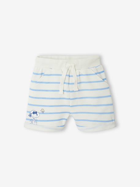 Baby t-shirt and short set striped blue 
