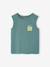 Surf Print Tank Top for Boys aqua green 