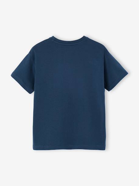 T-Shirt With Fun Motif for Boys aqua green+dusky pink+ocean blue 
