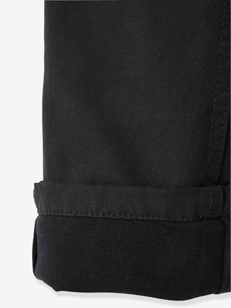 Indestructible Straight Leg Lined Trousers, for Boys Black 