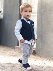 Occasion Wear Outfit : Waistcoat + Shirt + Bow Tie + Trousers, for Boys