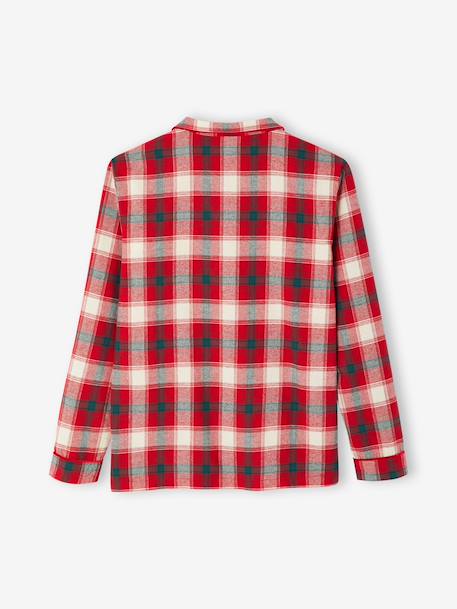 Men's Christmas capsule flannel pyjamas chequered red 