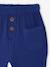 Baby boy's cotton muslin trousers navy blue 