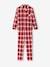 Men's Christmas capsule flannel pyjamas chequered red 