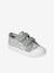 Girls' synthetic trainers with touch 'n' close fastening sage green 