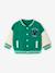 College-Style Jacket in Fleece for Babies green 