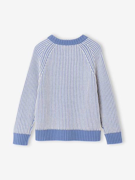 Knitted Jumper for Boys blue 