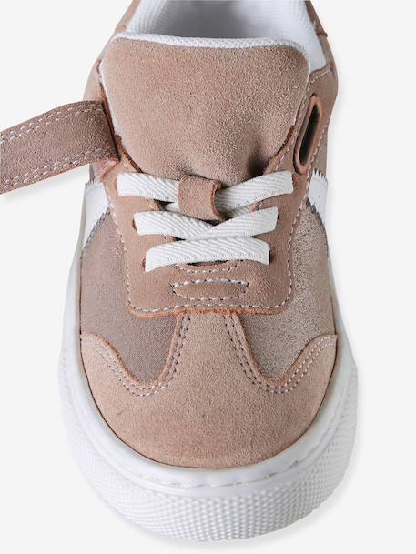 Girl's synthetic trainers set pink 