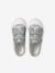 Girls' synthetic trainers with touch 'n' close fastening sage green 