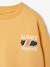 Long Sleeve Sweatshirt with Round Neckline for Boys dusky pink+pastel yellow 
