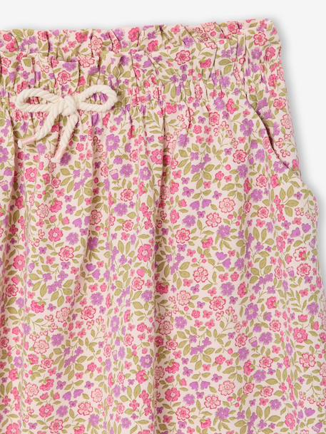Printed Skirt for Girls beige+mint green+pale pink+printed white 