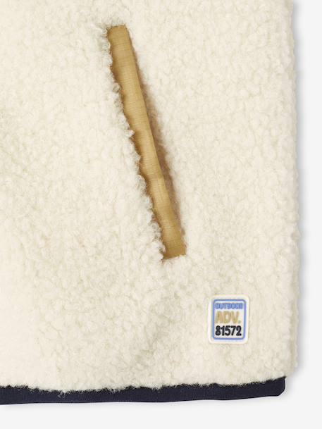 Sherpa sleeveless cardigan for boys multicoloured 