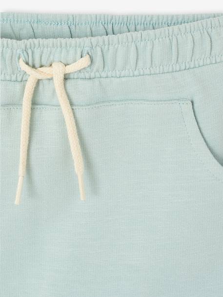 Bermuda Shorts in Fleece for Baby Boys caramel+Dark Blue+grey blue 