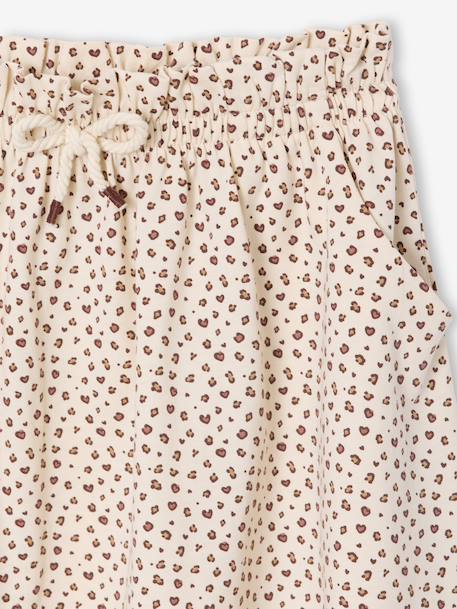 Printed Skirt for Girls beige+mint green+pale pink+printed white 
