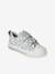 Floral Hook-&-Loop Trainers for Children, Designed for Autonomy printed green+printed pink 