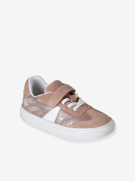 Girl's synthetic trainers set pink 