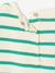 Organic Cotton T-Shirt with Press Studs on the Back, for Babies red+striped green 
