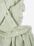 Dungaree Dress in Cotton Gauze, for Babies aqua green+Pink 