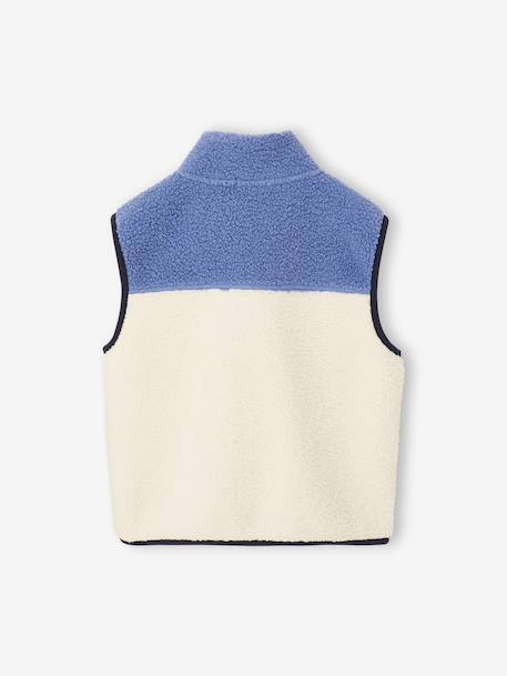 Sherpa sleeveless cardigan for boys multicoloured 