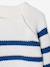 Striped Top for Boys bordeaux red+ecru+ink blue+medium blue+sage green 
