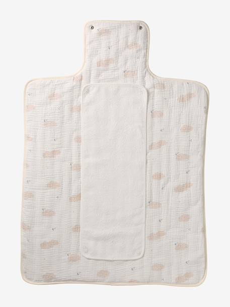 Travel Changing Mat ecru+hazel+white 