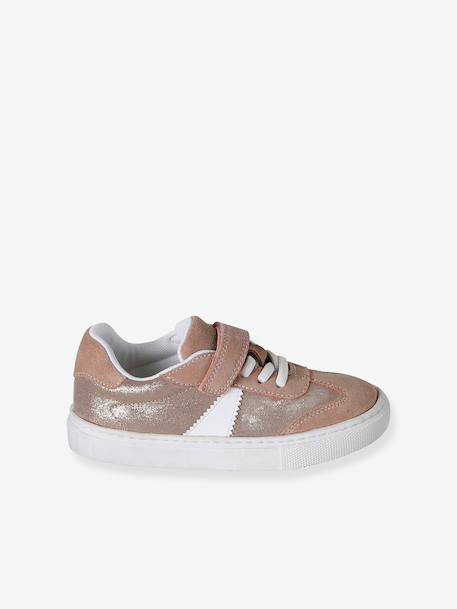 Girl's synthetic trainers set pink 